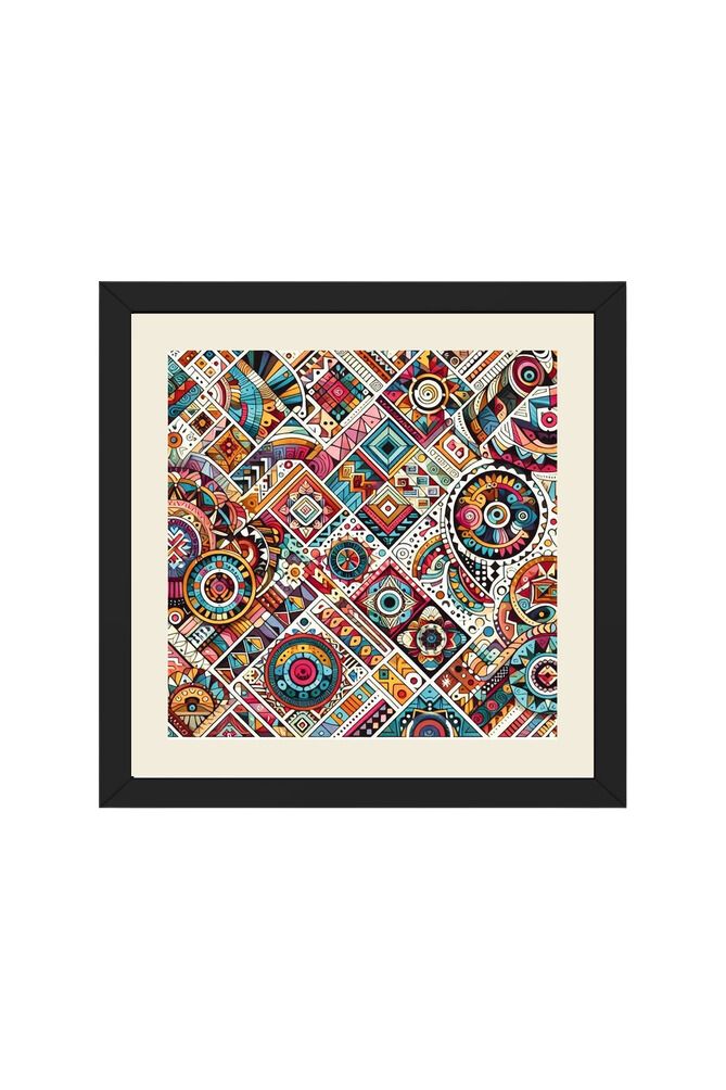 Geometric - Wall Art Hanging For Home Decor ( 14 x 14 inches)