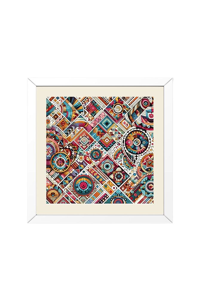 Geometric - Wall Art Hanging For Home Decor ( 14 x 14 inches)