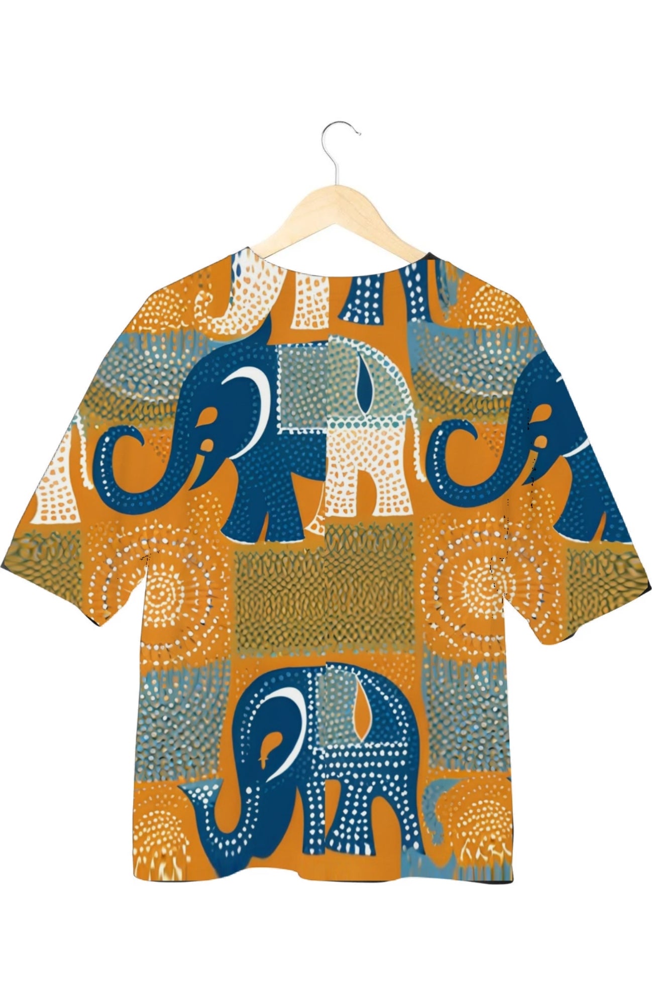 Elephant - All Over Print Oversized Tshirt For Men And Women Designer Unisex Tshirt