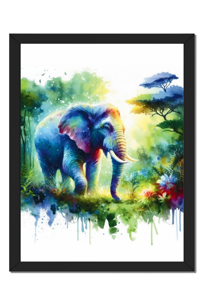 Elephant - Wall Art Hanging For Home Decor (18 x 24 inches)