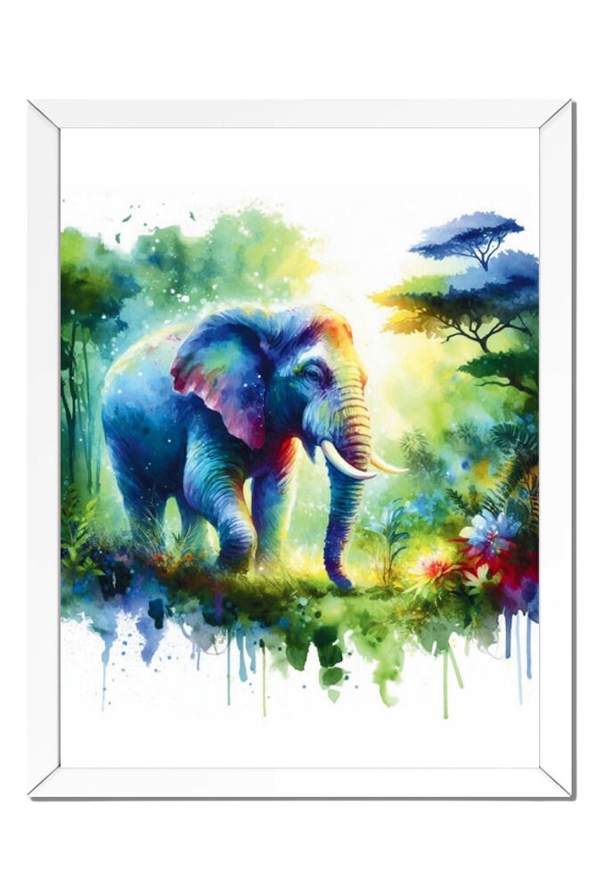 Elephant - Wall Art Hanging For Home Decor (18 x 24 inches)