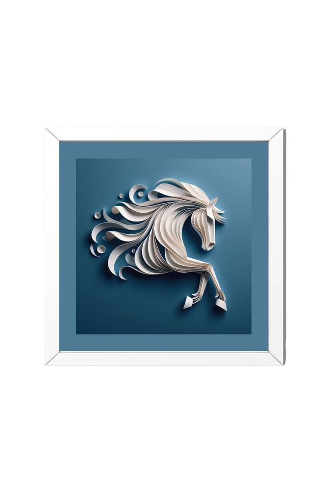 Quilled Horse - Wall Art Hanging For Home Decor ( 14 x 14 inches)