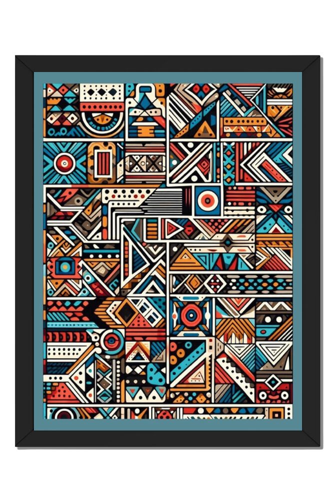 Geometric - Wall Art Hanging For Home Decor (18 x 24 inches)