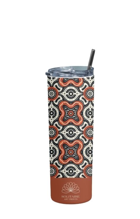 Aboriginal - Stainless Steel Tumbler Water Bottle 20 OZ(590ml) Coffee Tumbler