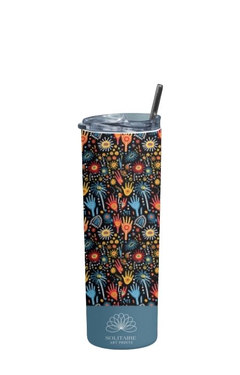 Ethnic - Stainless Steel Tumbler Water Bottle 20 OZ(590ml) Coffee Tumbler