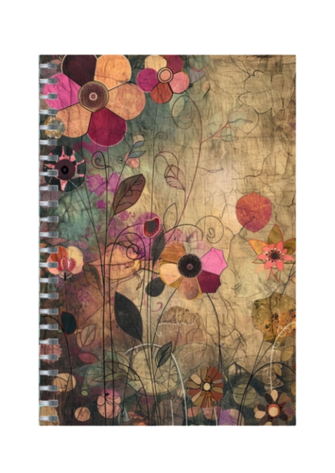 Quirky - Spiral Notepad A5 Unruled Notebook 120 Pages