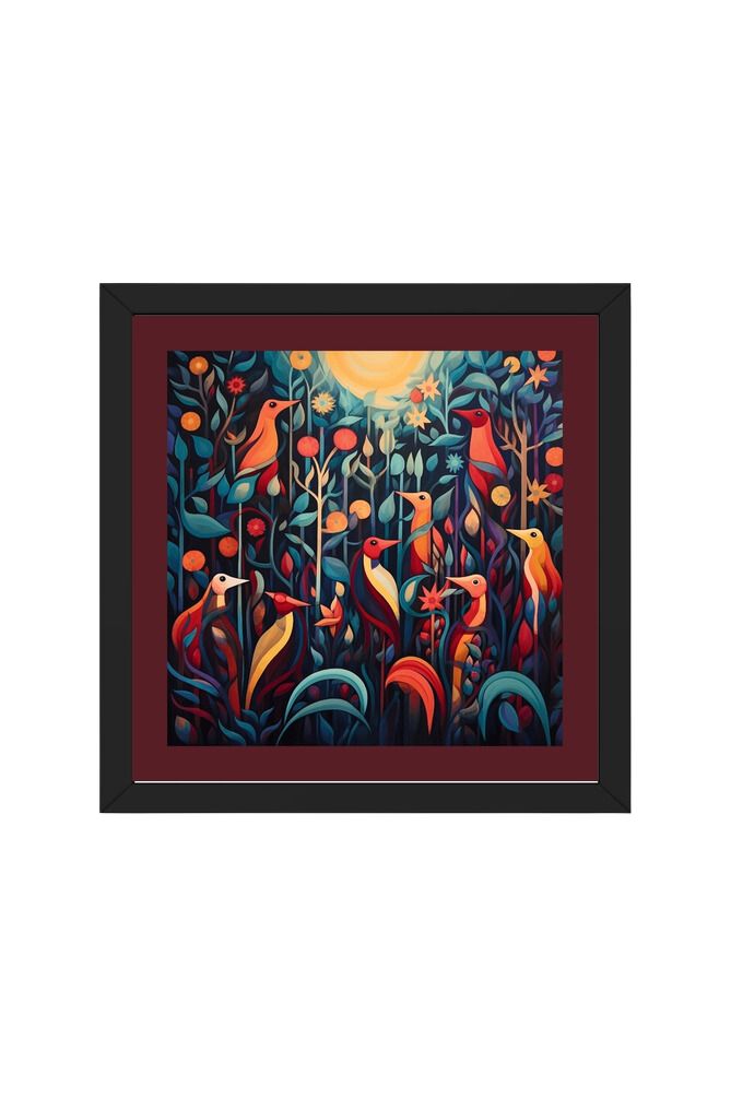 Bird - Wall Art Hanging For Home Decor ( 14 x 14 inches)