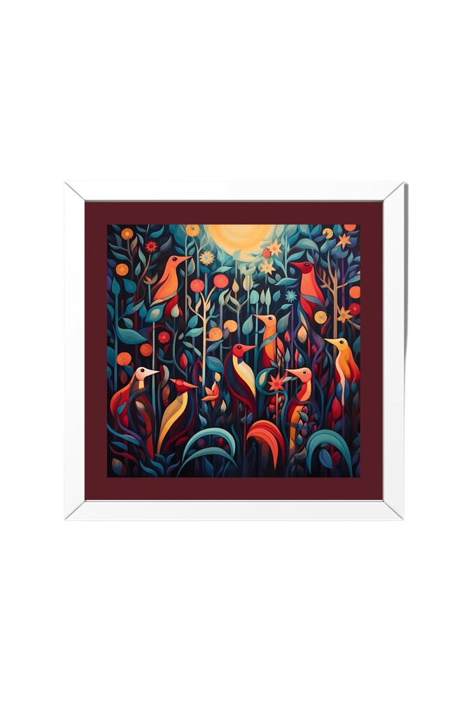 Bird - Wall Art Hanging For Home Decor ( 14 x 14 inches)