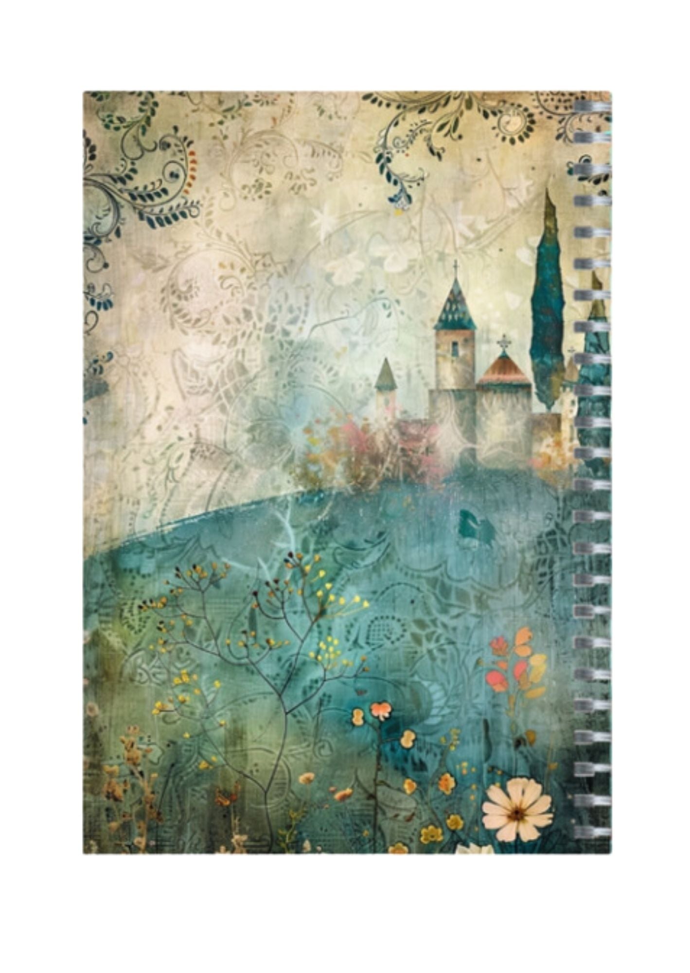 Quirky - Spiral Notepad A5 Unruled Notebook 120 Pages
