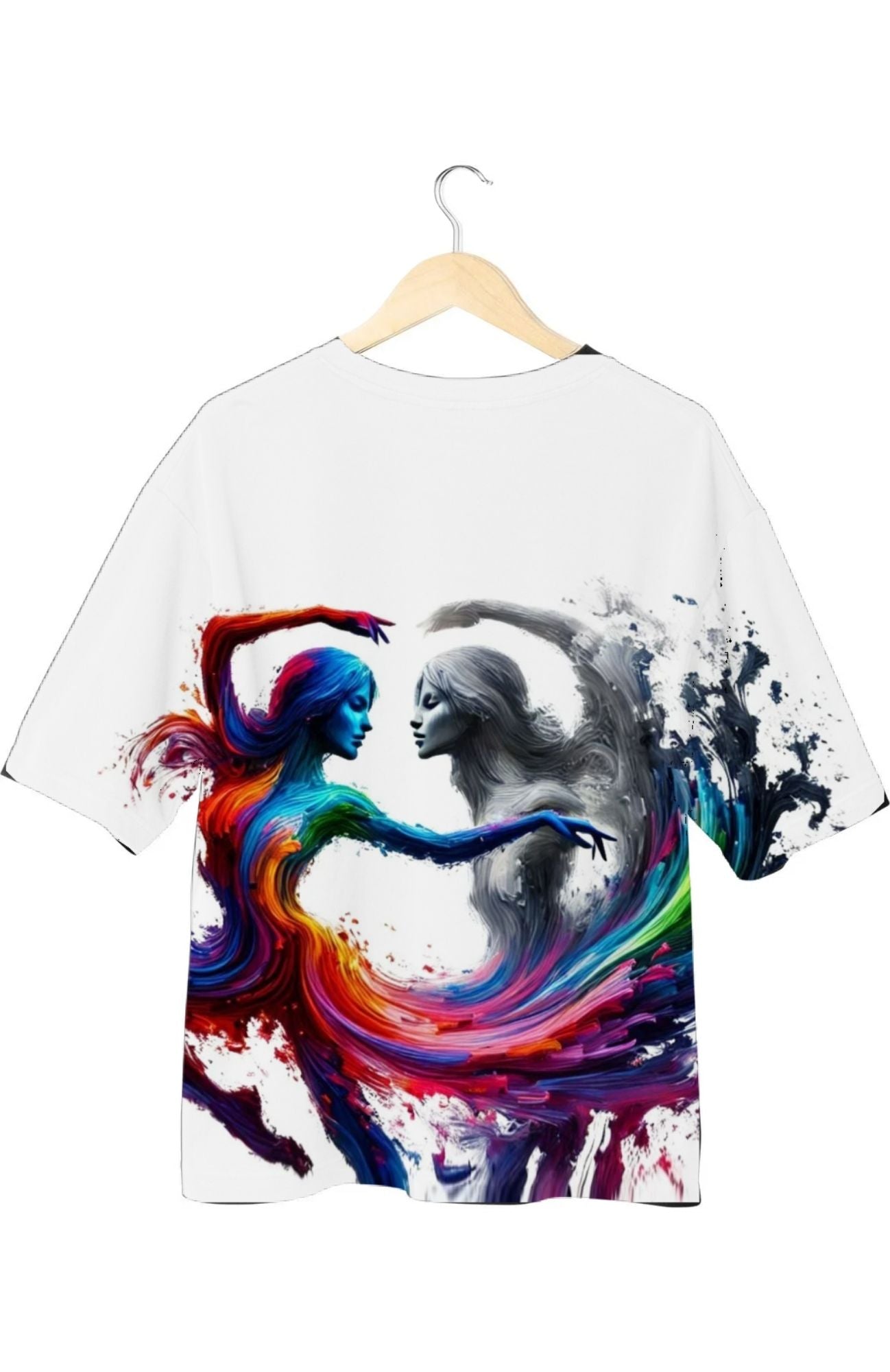 Elysian Hue - All Over Print Oversized Tshirt For Men And Women Designer Unisex Tshirt
