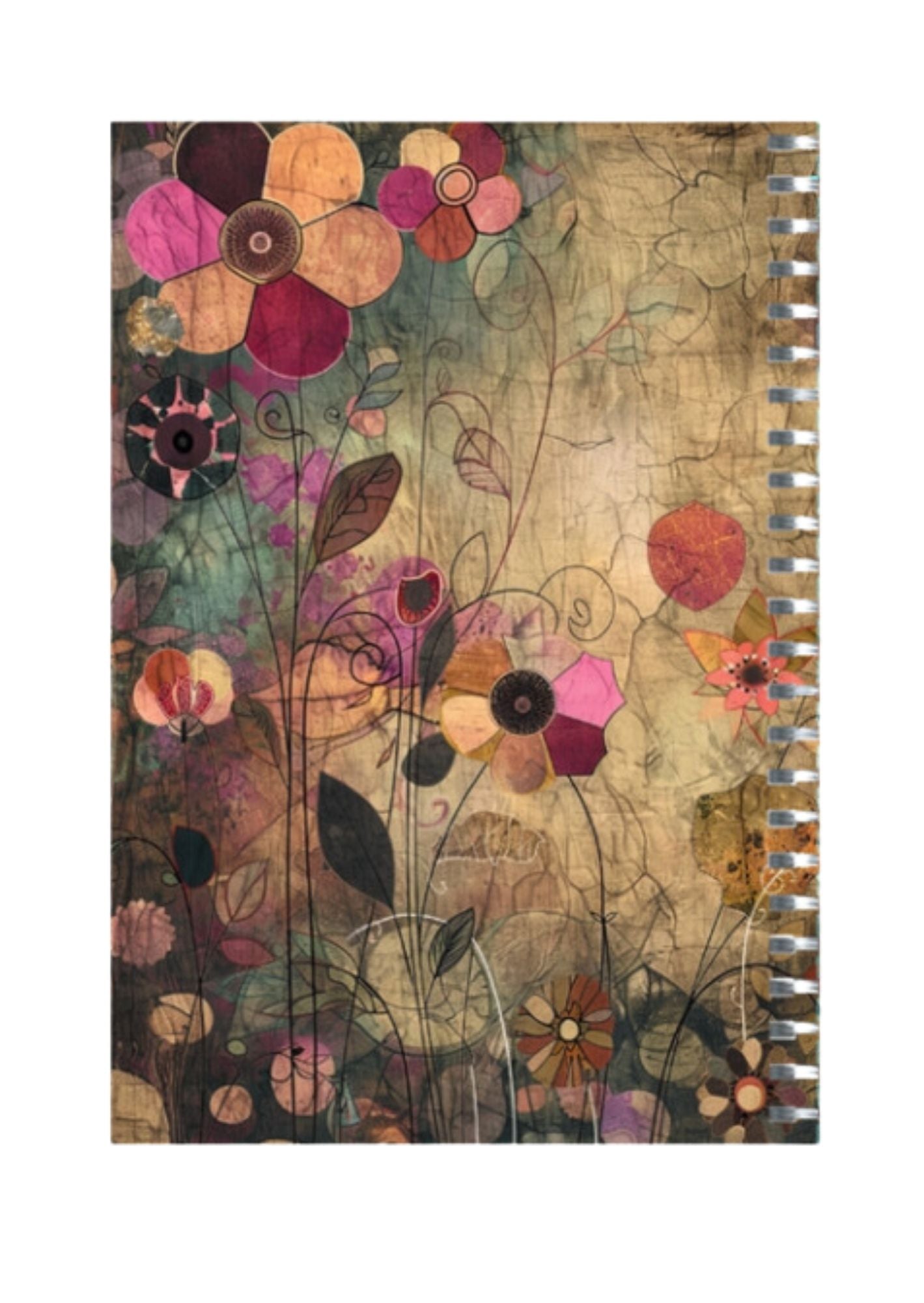 Quirky - Spiral Notepad A5 Unruled Notebook 120 Pages