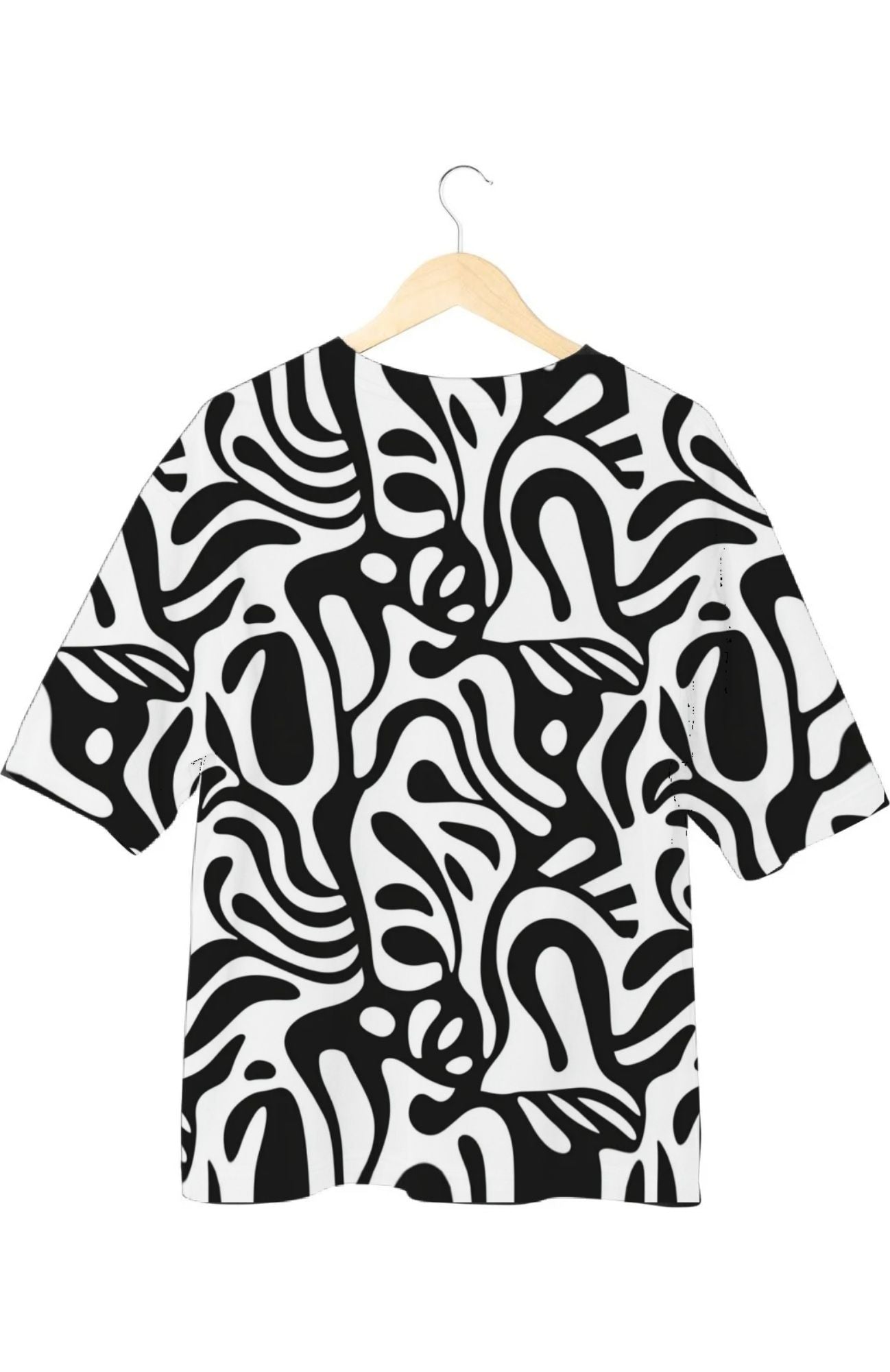 Abstract- All Over Print Oversized Tshirt For Men And Women Designer Unisex Tshirt