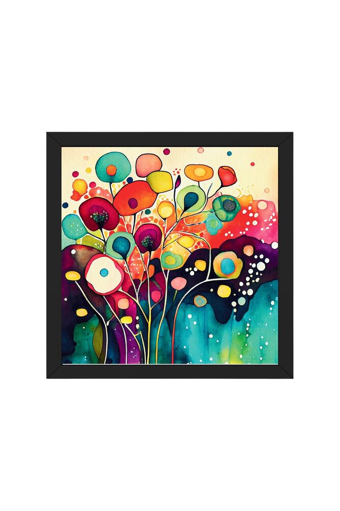 Watercolor Flower - Wall Art Hanging For Home Decor ( 14 x 14 inches)