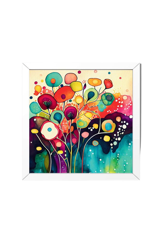 Watercolor Flower - Wall Art Hanging For Home Decor ( 14 x 14 inches)