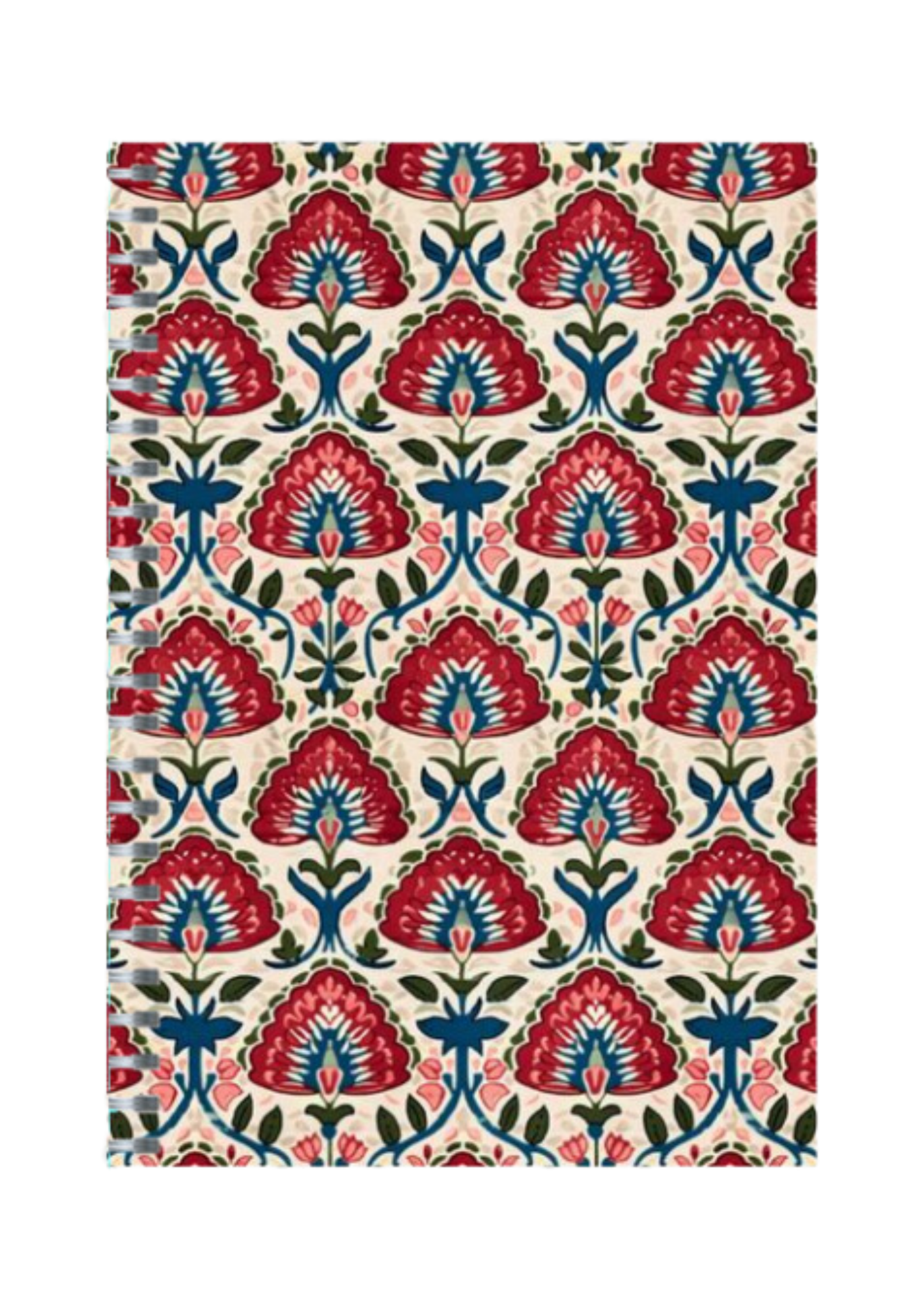 Ethnic - Spiral Notepad A5 Unruled Notebook 120 Pages