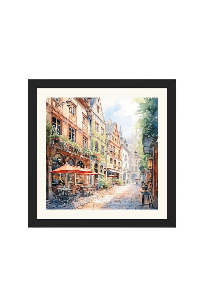 European Clip Art - Wall Art Hanging For Home Decor ( 14 x 14 inches)