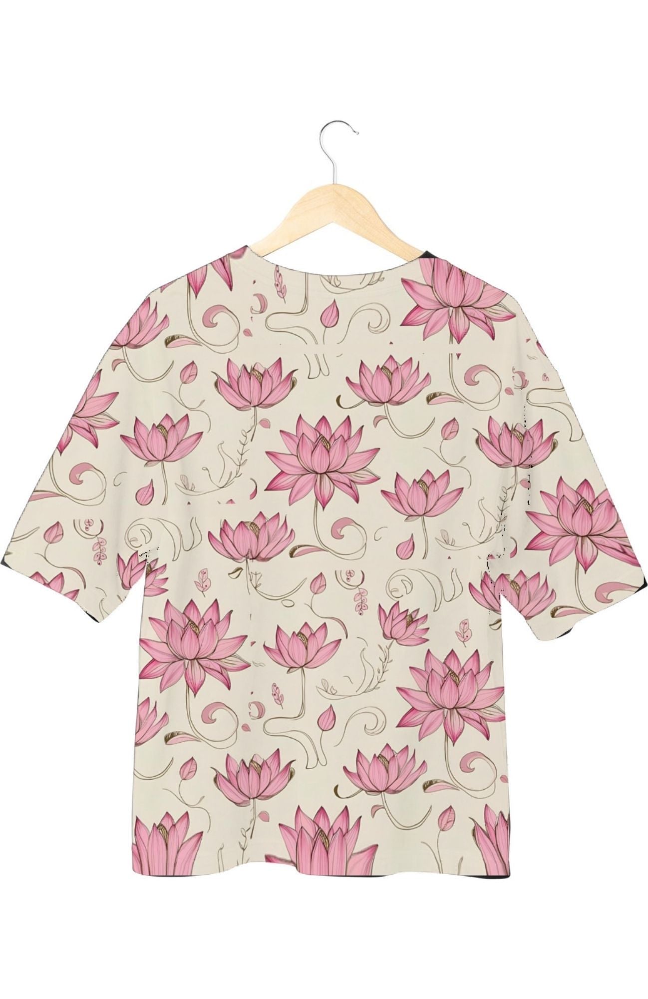 Pink Reverie - All Over Print Oversized Tshirt For Men And Women Designer Unisex Tshirt