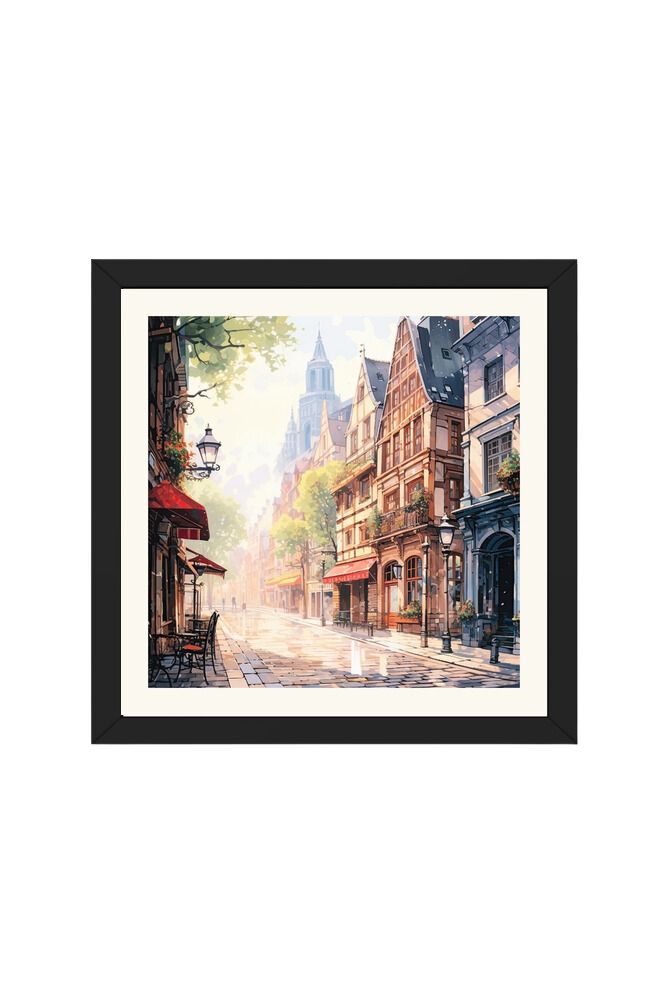 European Clip Art - Wall Art Hanging For Home Decor ( 14 x 14 inches)
