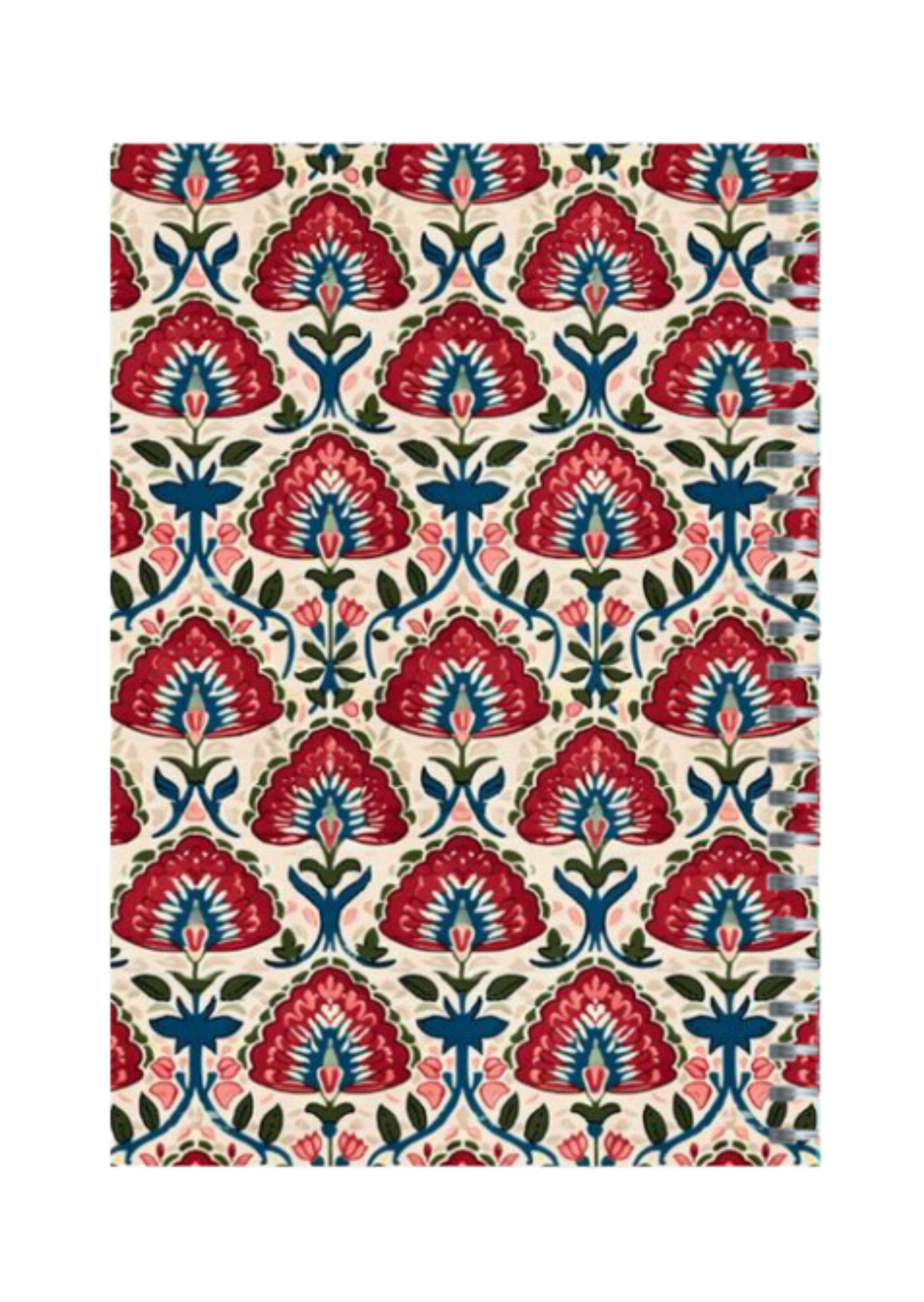 Ethnic - Spiral Notepad A5 Unruled Notebook 120 Pages
