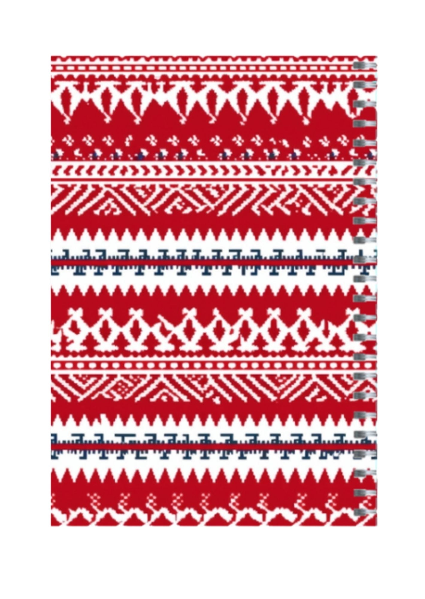 Knit - Spiral Notepad A5 Unruled Notebook 120 Pages