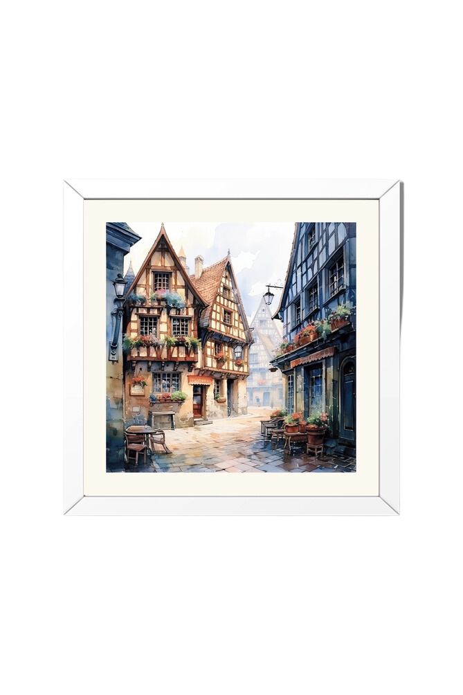 European Clip Art - Wall Art Hanging For Home Decor ( 14 x 14 inches )