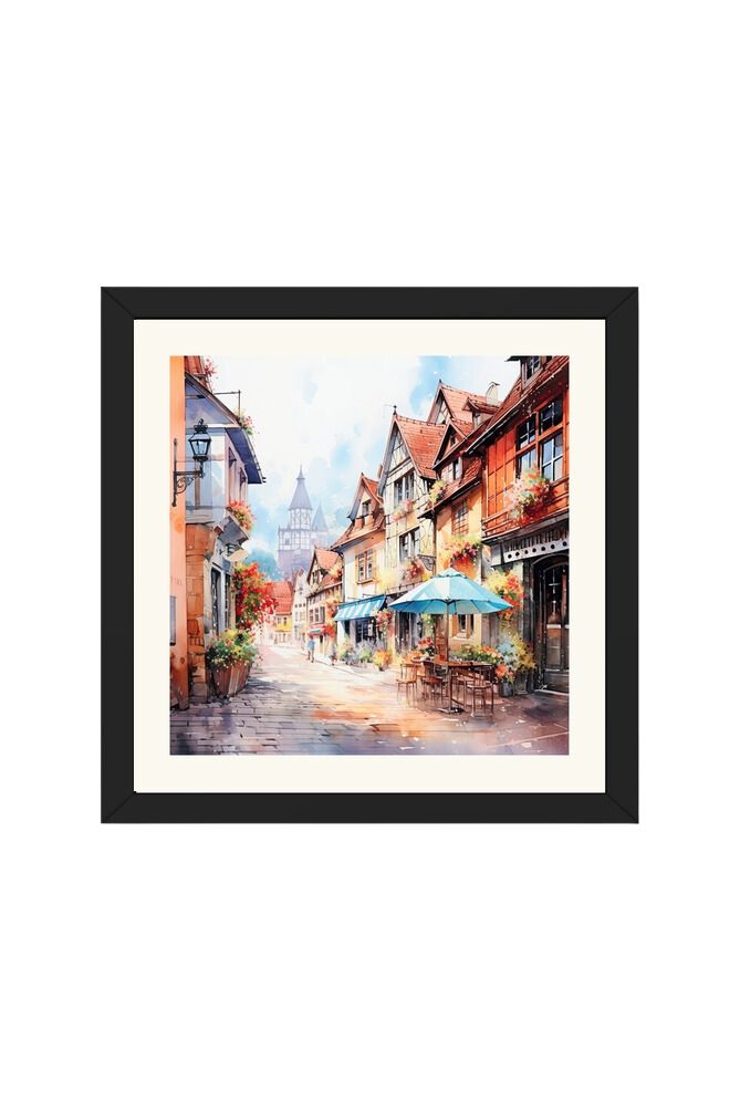 European Clip Art - Wall Art Hanging For Home Decor ( 14 x 14 inches )
