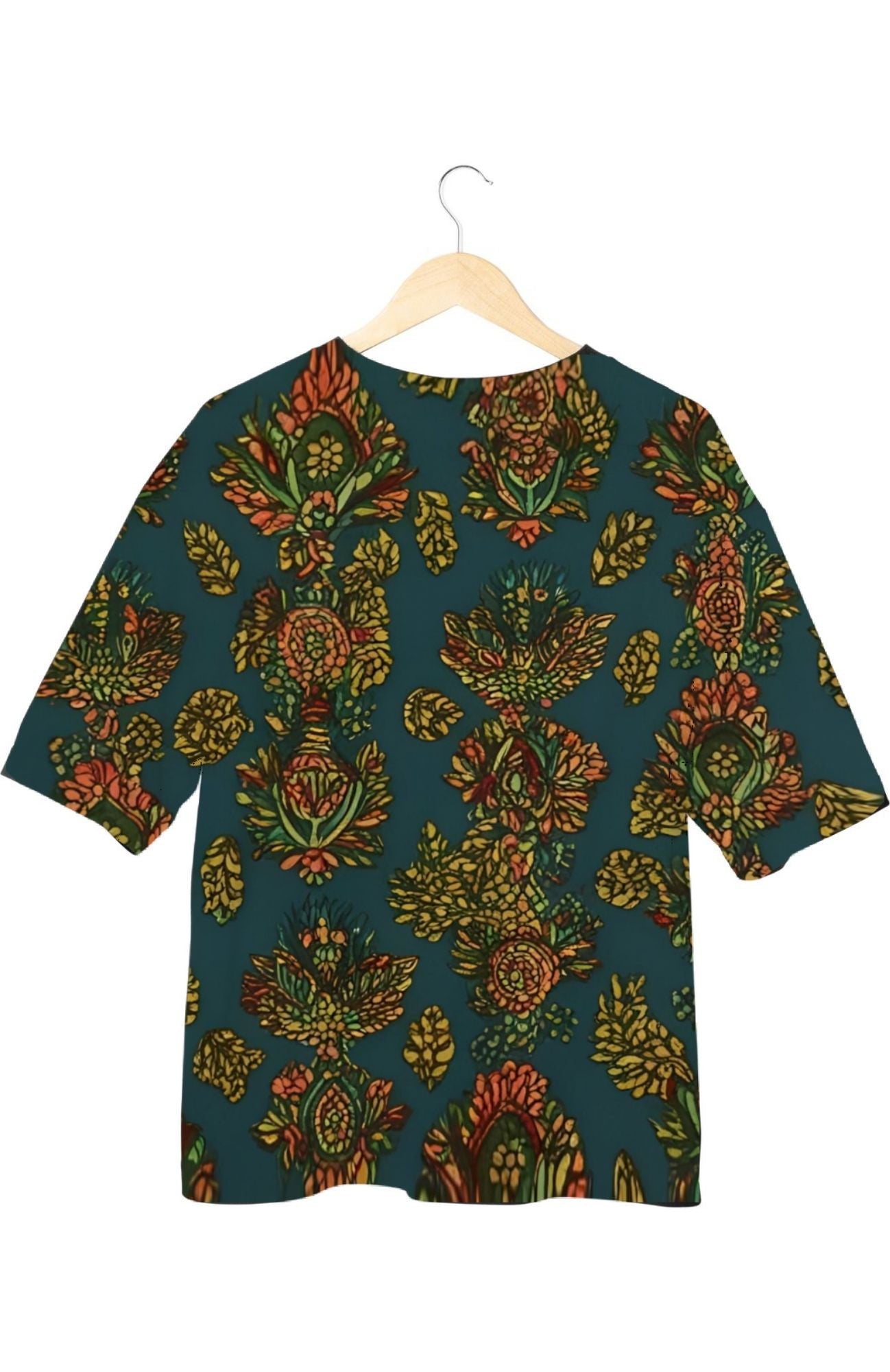 Truntum Blossoms - All Over Print Oversized Tshirt For Men And Women Designer Unisex Tshirt