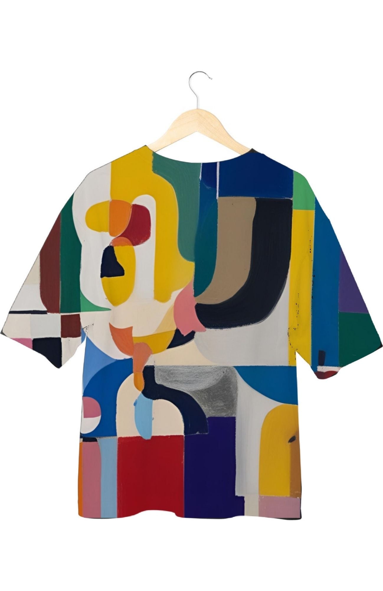 Chromatic Cascade - All Over Print Oversized Tshirt For Men And Women Designer Unisex Tshirt