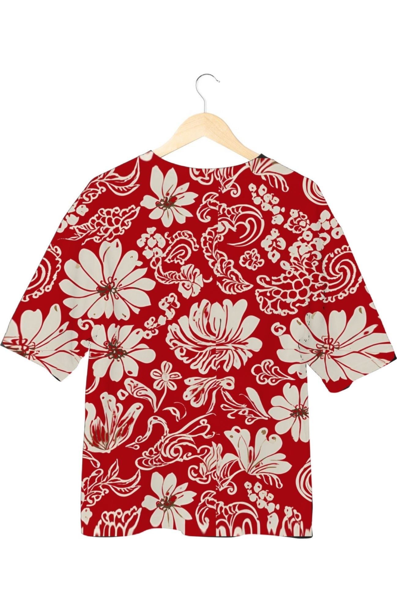 Monochrome Petals - All Over Print Oversized Tshirt For Men And Women Designer Unisex Tshirt