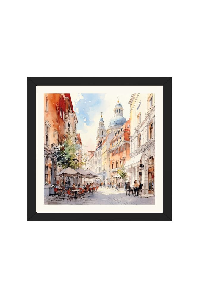 European Clip Art - Wall Art Hanging For Home Decor ( 14 x 14 inches)