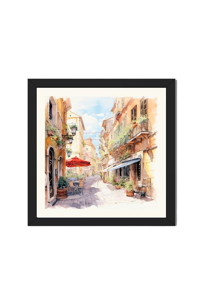 European Clip Art - Wall Art Hanging For Home Decor ( 14 x 14 inches )