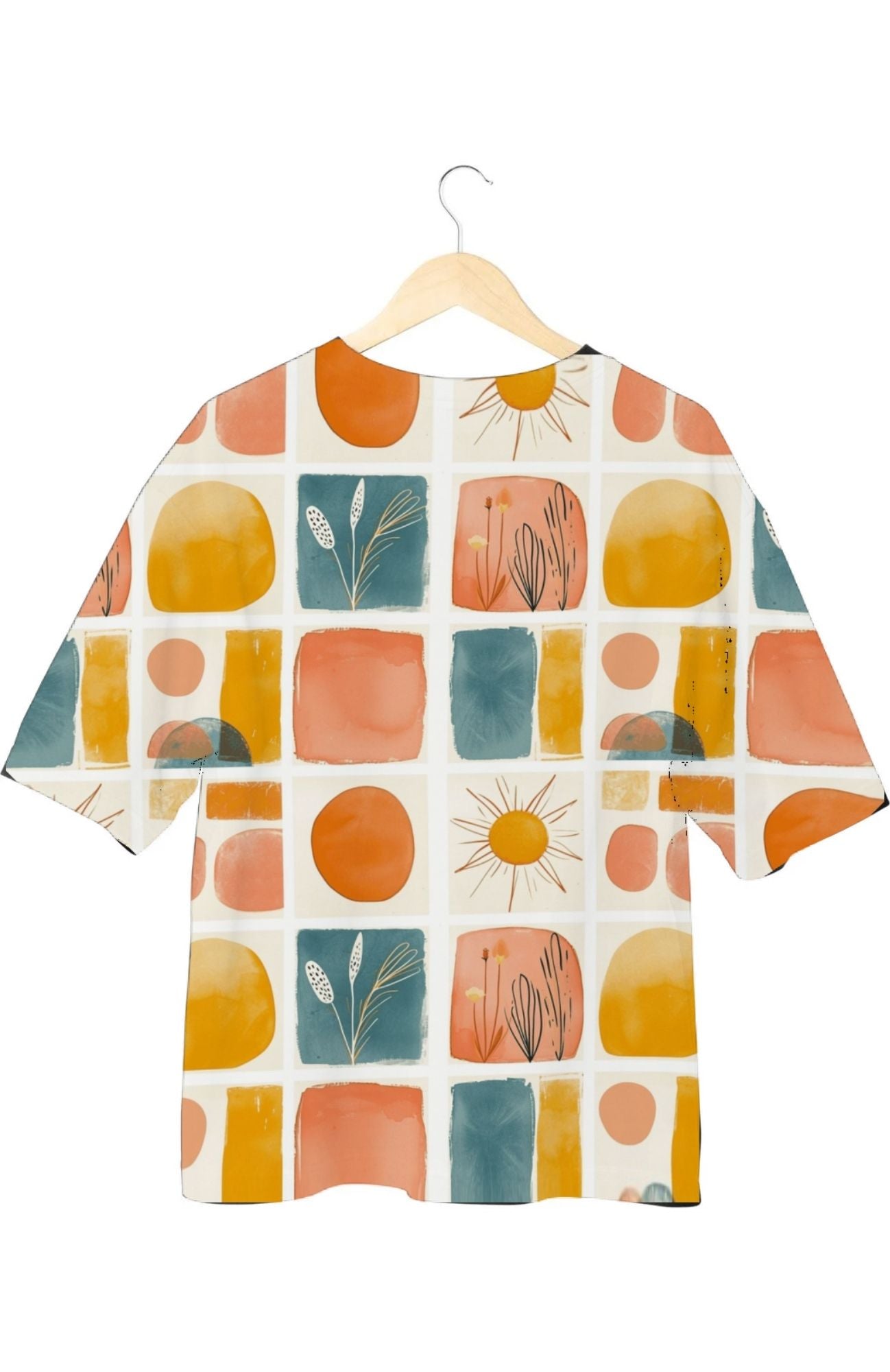 Geometric - All Over Print Oversized Tshirt For Men And Women Designer Unisex Tshirt