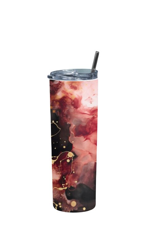 Fluid Art - Stainless Steel Tumbler Water Bottle 20 OZ(590ml) Coffee Tumbler