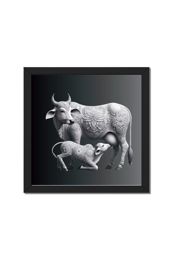 Holy Cow - Wall Art Hanging For Home Decor ( 14 x 14 inches )