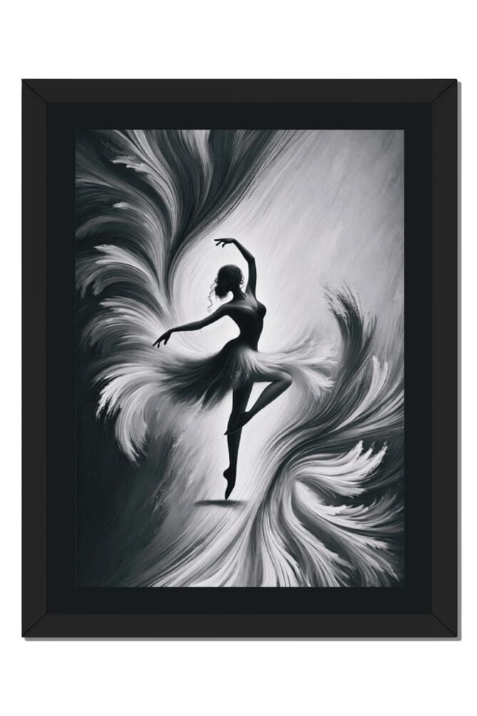 Monochrome Muse - Wall Art Hanging For Home Decor (18 x 24 inches)