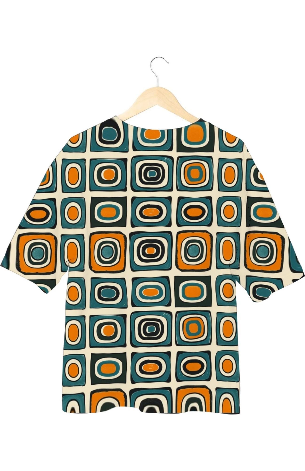Cross Stich - All Over Print Oversized Tshirt For Men And Women Designer Unisex Tshirt