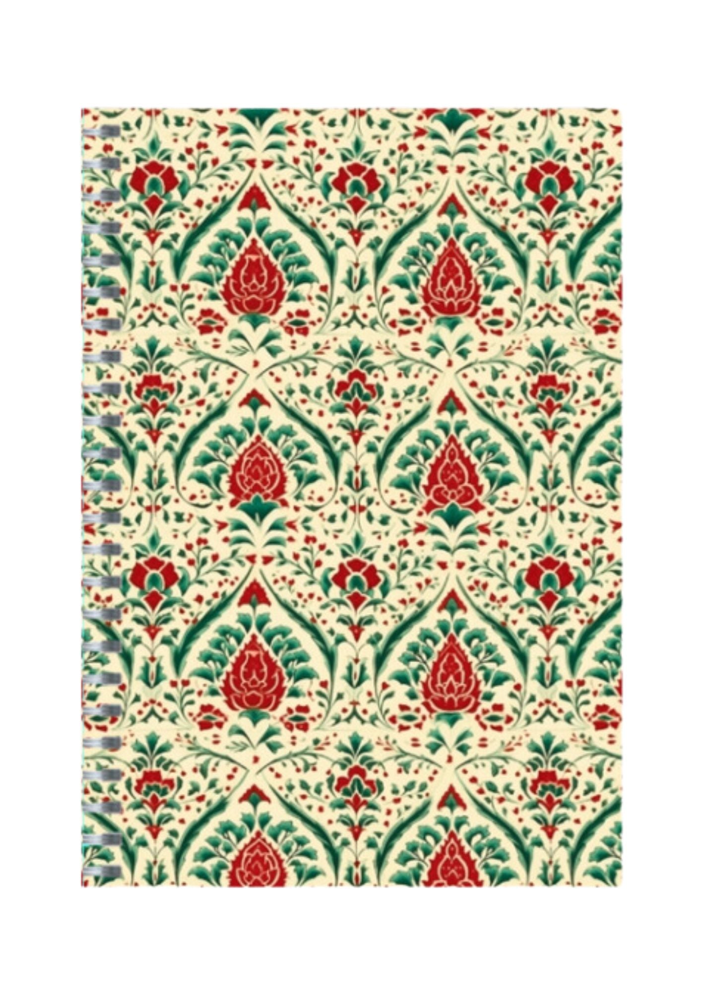 Ethnic - Spiral Notepad A5 Ruled Notebook 120 Pages