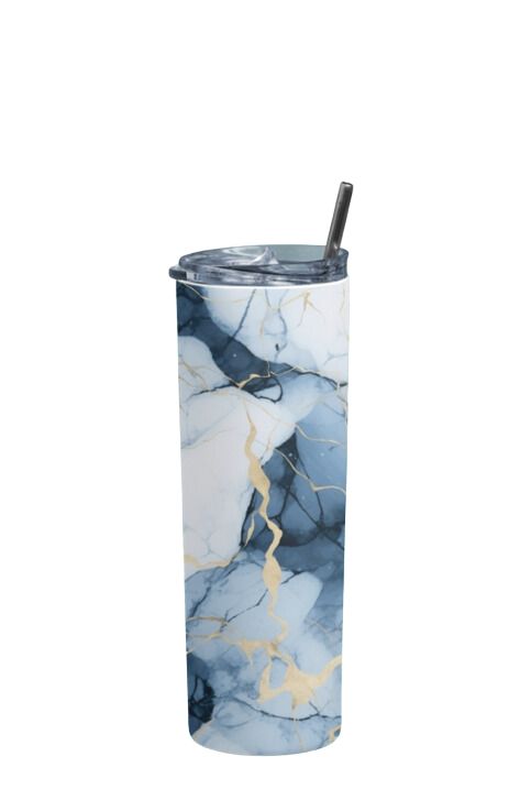 Marble - Stainless Steel Tumbler Water Bottle 20 OZ(590ml) Coffee Tumbler