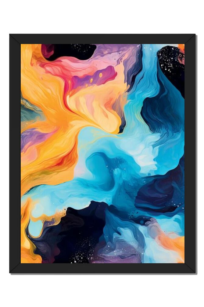 Fluid Art - Wall Art Hanging For Home Decor (18 x 24 inches)