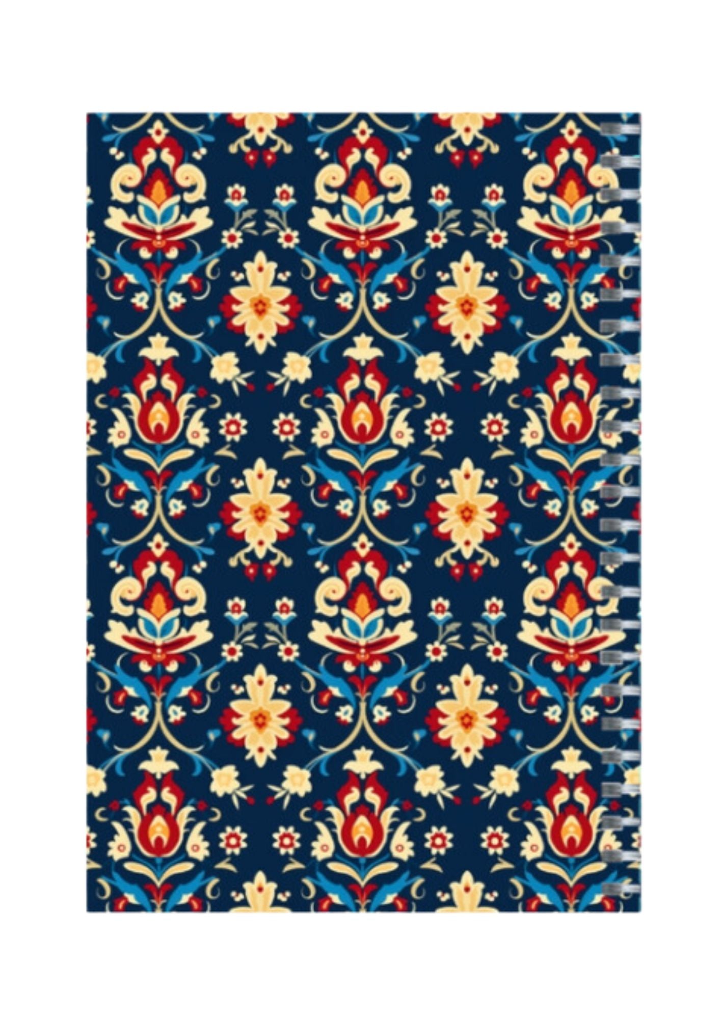 Ethnic - Spiral Notepad A5 Ruled Notebook 120 Pages