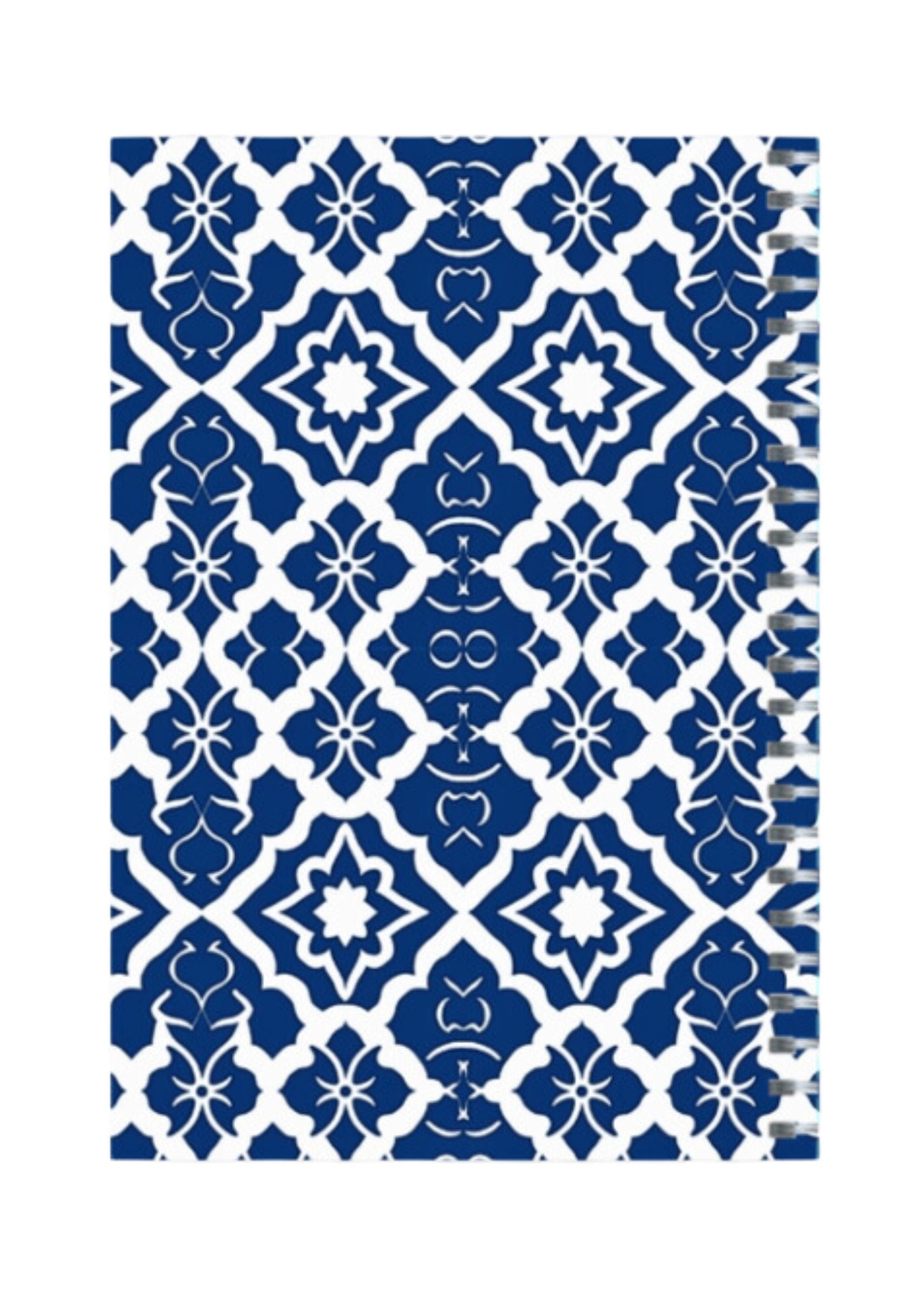 Moroccan - Spiral Notepad A5 Ruled Notebook 120 Pages