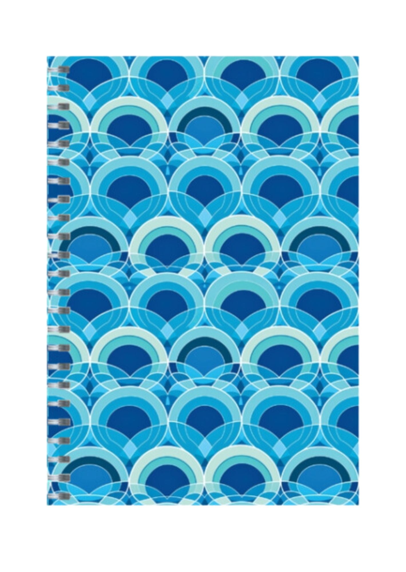 Retro - Spiral Notepad A5 Ruled Notebook 120 Pages