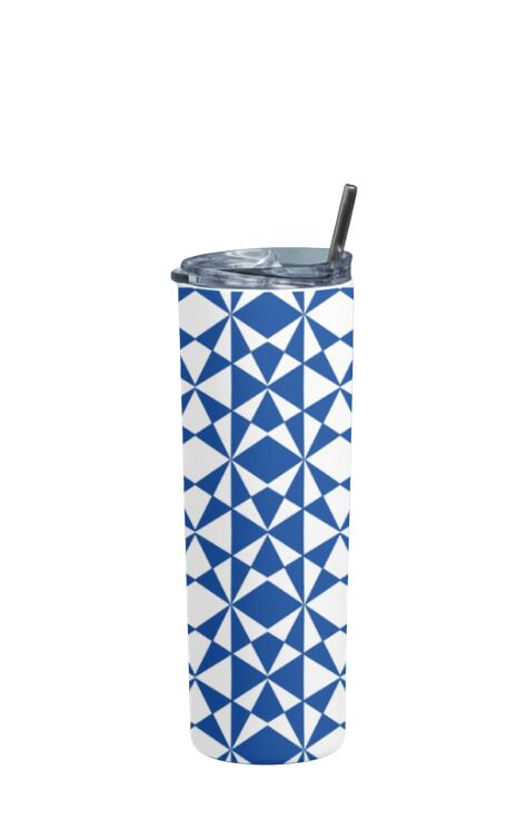 Geometric - Stainless Steel Tumbler Water Bottle 20 OZ(590ml) Coffee Tumbler