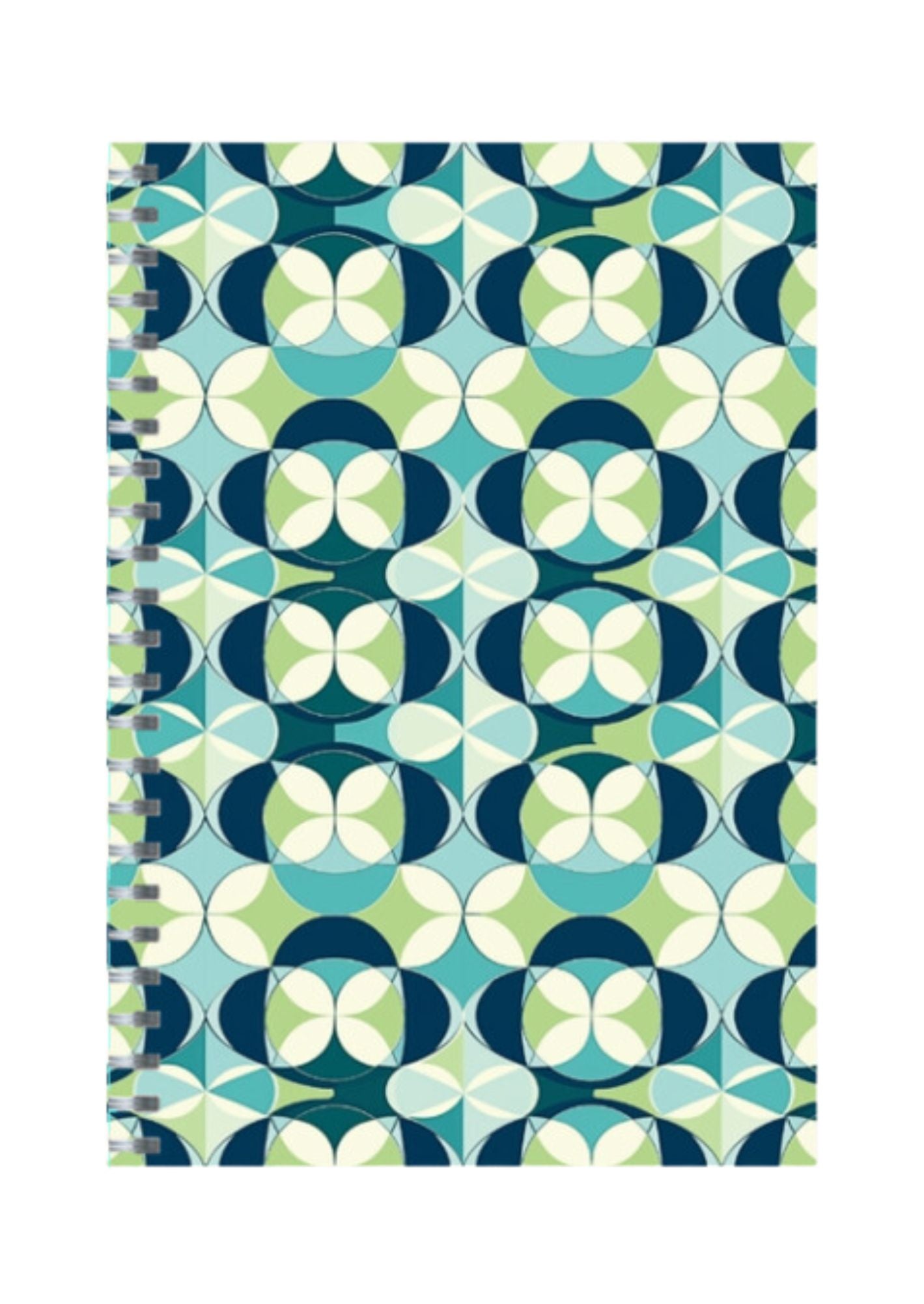 Moroccan - Spiral Notepad A5 Ruled Notebook 120 Pages