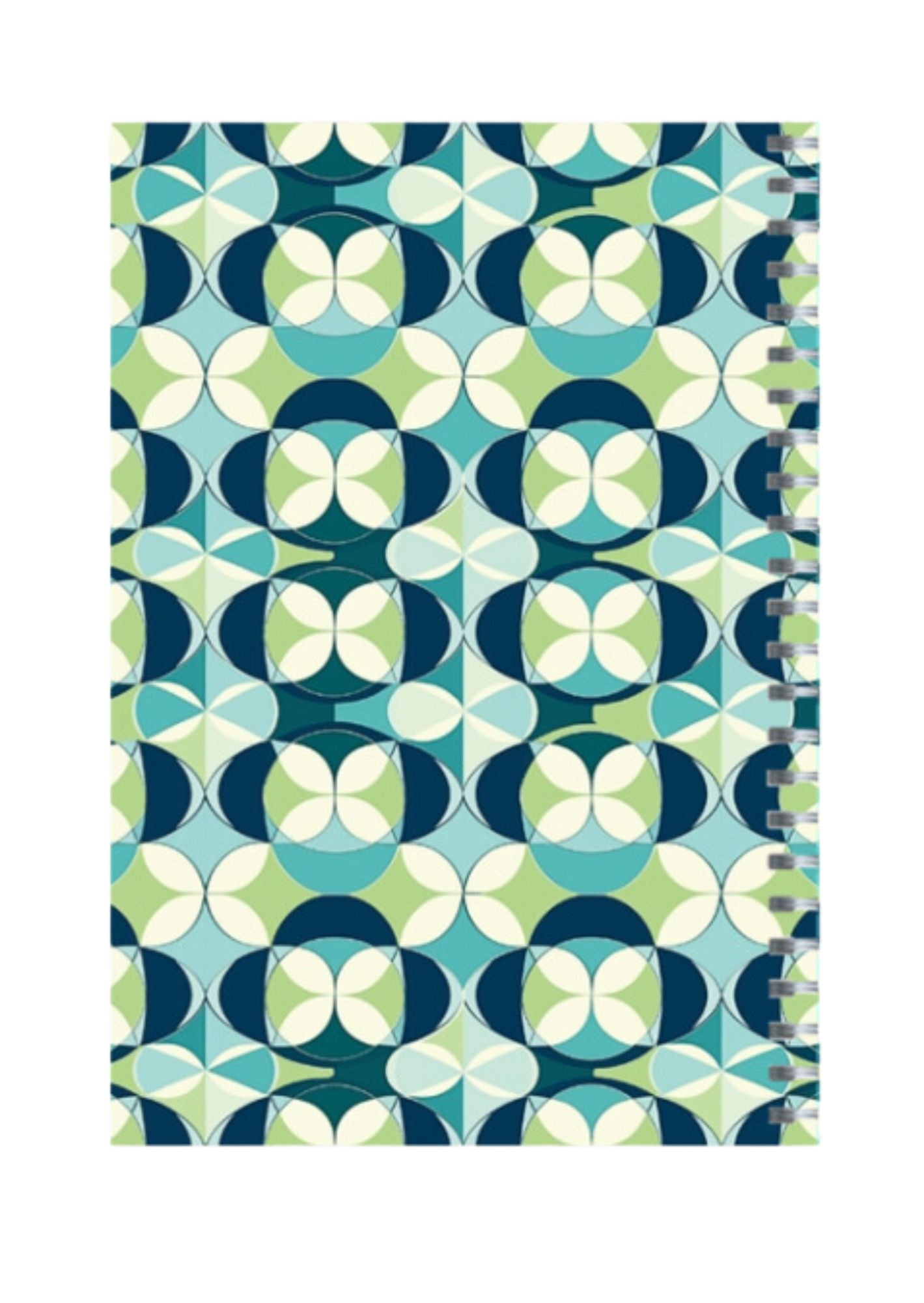 Moroccan - Spiral Notepad A5 Ruled Notebook 120 Pages