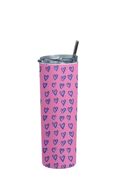 Heart - Stainless Steel Tumbler Water Bottle 20 OZ(590ml) Coffee Tumbler
