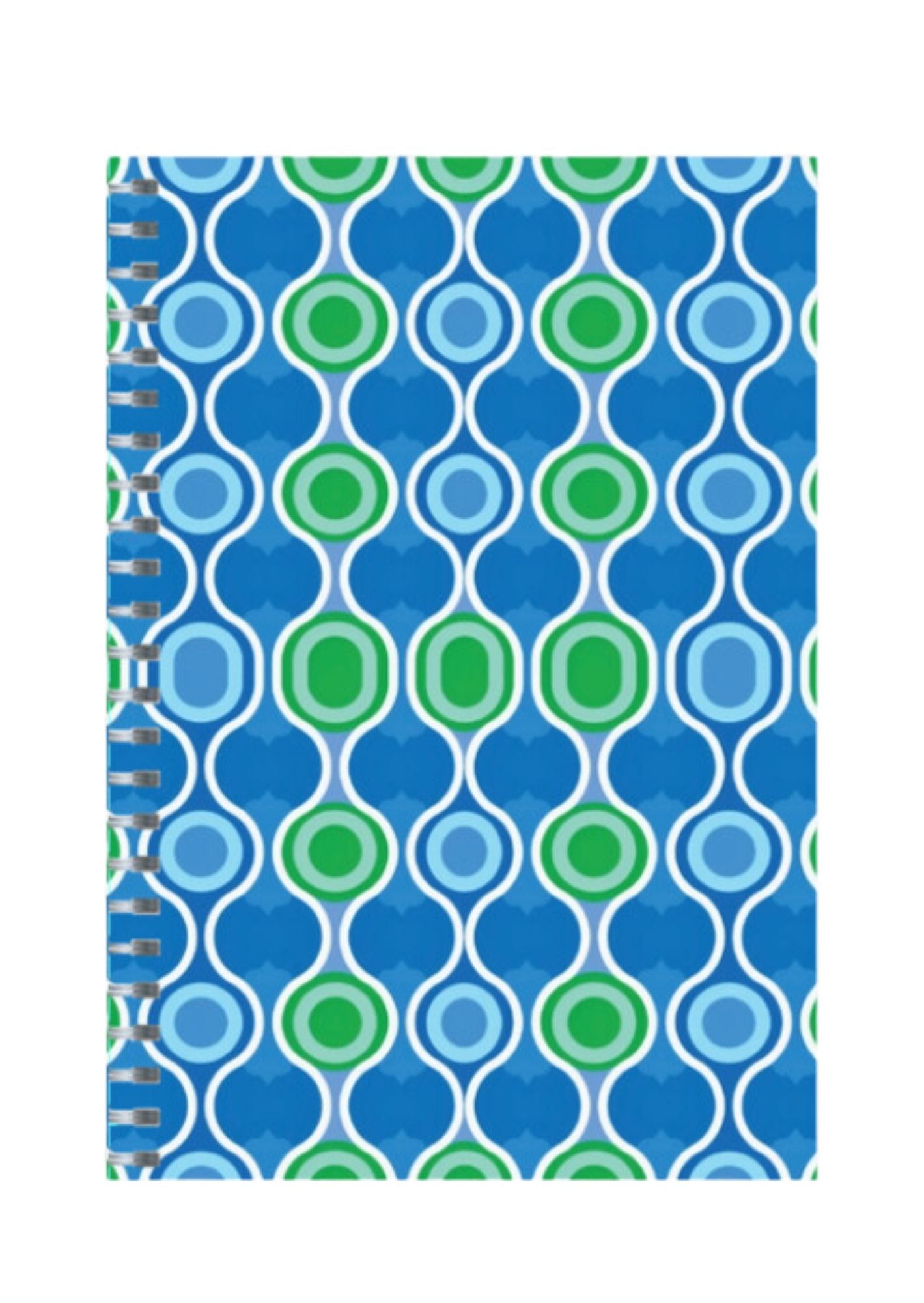Traditional Korean - Spiral Notepad A5 Ruled Notebook 120 Pages