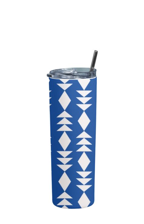 Geometric - Stainless Steel Tumbler Water Bottle 20 OZ(590ml) Coffee Tumbler