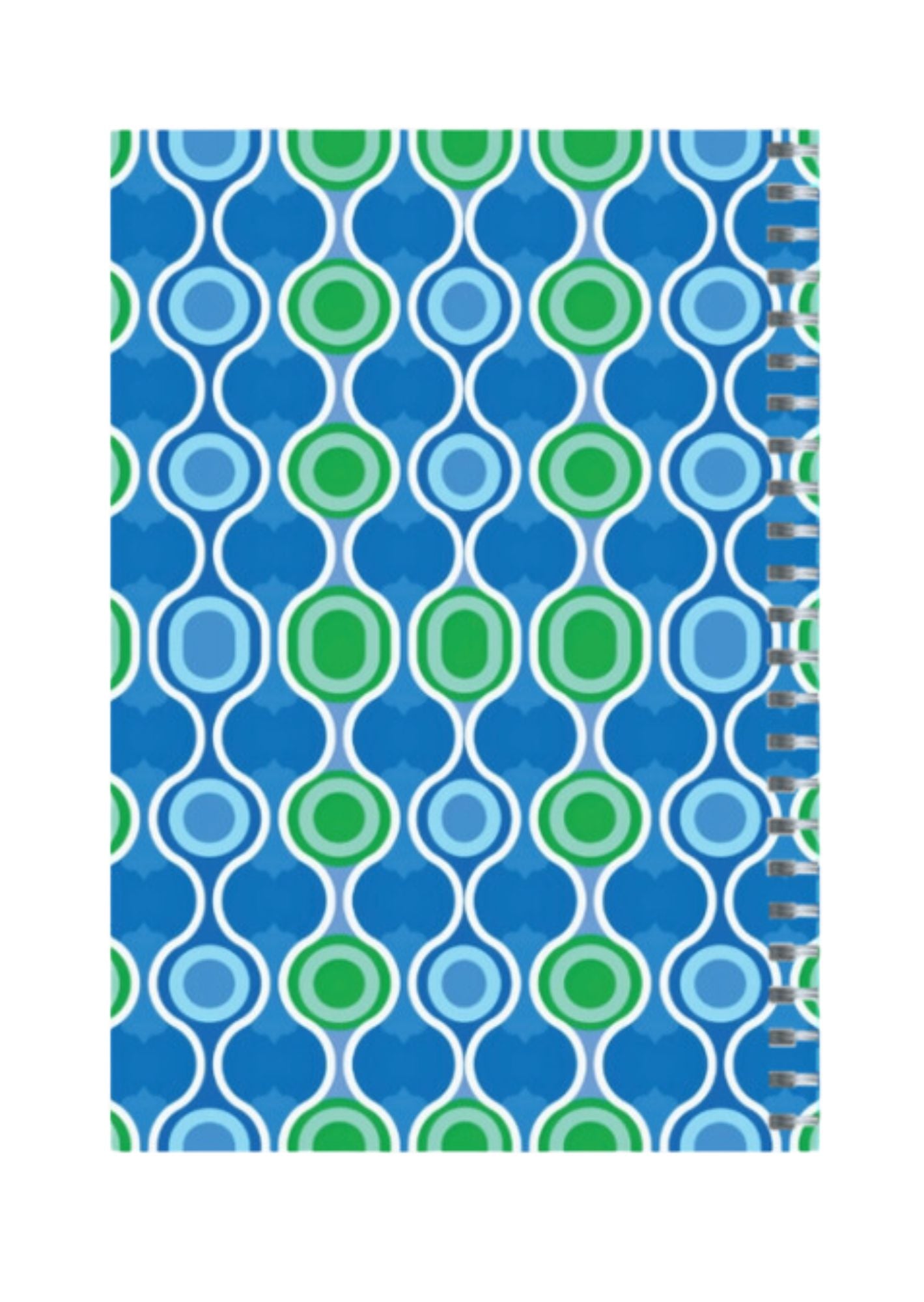 Traditional Korean - Spiral Notepad A5 Ruled Notebook 120 Pages