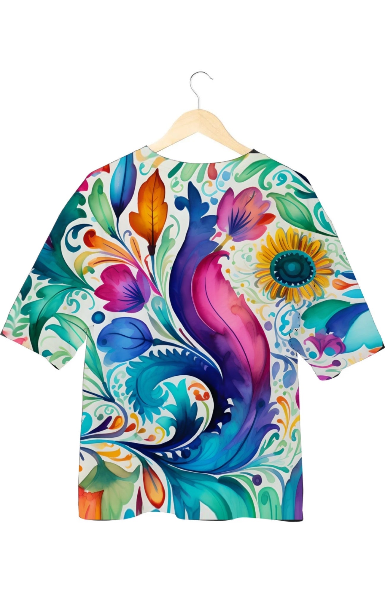 Paisley - All Over Print Oversized Tshirt For Men And Women Designer Unisex Tshirt